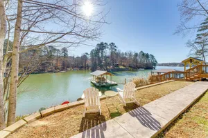 Image of Lakefront Lookout Shoals Getaway w/ Table Games!