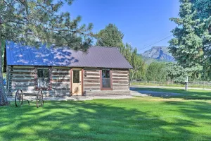 Image of Montana Retreat Original Hamilton Log Cabin!