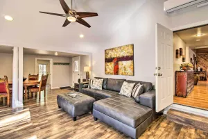 Image of Deck and Grill Pet-Friendly Lakeside Cabin