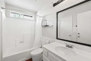 Image of Modern Cozy Retreat With Pool Fireplace