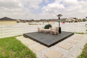 Image of Spacious Houston Home with Private Yard and Fire Pit!
