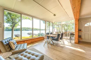 Image of Dock + Views: High Rock Lake Hideaway!