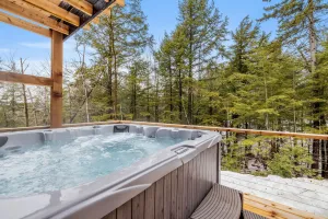 Image of Ski Cabin w Hot Tub Gas Fireplace Near Cranmore