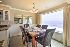 Image of Beachfront Condo with Patio and Views - Walk to Shore!