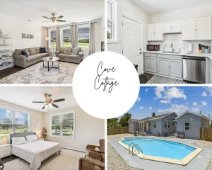 Image of Cove Cottage - 3 Bedroom w/Private Pool. Sleeps 6. Quiet Community, Close to Fishing Marinas. 3 Home by RedAwning