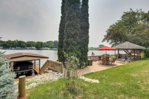 Image of Waterfront Monticello Home with Fire Pit and Deck!