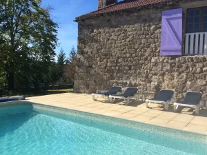 Image of Charming Farmhouse in Cros-de-georand With Swimming Pool