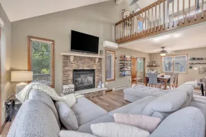 Image of Steps To The Lake House, Hot tub, Game room, Deck