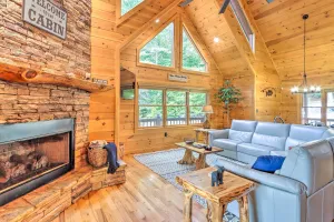 Image of Serene Blue Ridge Cabin ~ 3 Mi to Downtown!