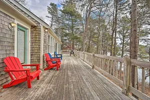 Image of Spacious Waterfront Falmouth Home on Jenkins Pond!