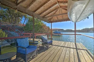 Image of Lakefront Getaway with Boat Dock, Canoe, Grill!