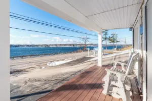 Image of Steps to Beach: Lake-view Laconia Getaway!