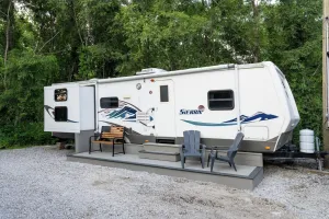 Image of Pet-Friendly 2BR Camper with Fire Pit Grill