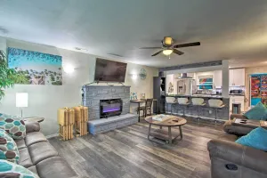 Image of Hot Tub and Theater Room Tropical Springfield Home