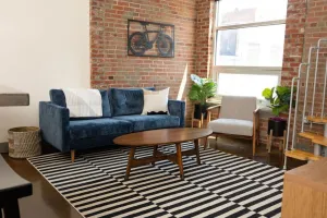 Image of Trendy 1 Br Loft Apt Downtown With Exposed Brick