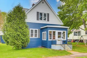 Image of Ontonagon Home with Fire Pit - Steps to Beach!