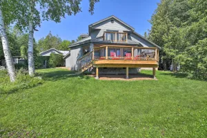 Image of Plattsburgh Home with Deck on Lake Champlain