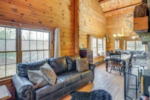 Image of Deck, Lake Access: Family-friendly Cabin in Athens