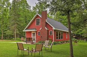 Image of Secluded Birnamwood Cottage with Deck and River Views!