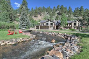 Image of Stunning Evergreen Mountain Home on Private Stream