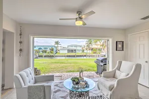 Image of Canalfront Family Home w/ Boat Dock & Games!