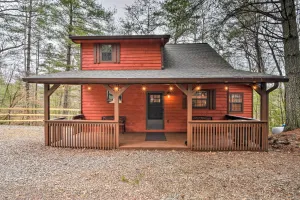 Image of Modern Cabin with Deck in the Blue Ridge Mountains!