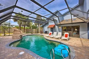 Image of Lovely Palm Coast Retreat with Outdoor Kitchen