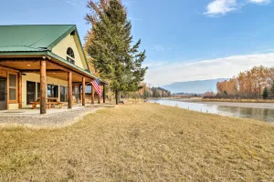 Image of Kalispell Riverfront Home by Glacier National Park