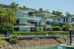 Image of Pavillion 3 Absolute Waterfront 4 Bedroom 2 Lounge Room and Golf Buggy