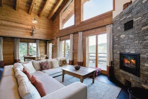 Image of Authentic Swiss Spa Chalet Nesoya Jacuzzi Sauna