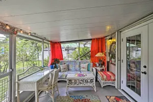 Image of Boho-Style Escape with Patio about 3 Mi to Bonita Beach!