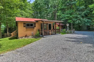 Image of Vintage Creekside Cottage with Hot Tub and Grill!