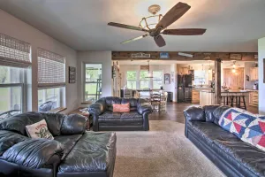 Image of Bright Shawano Lake Oasis - Walk to Boat Launch!