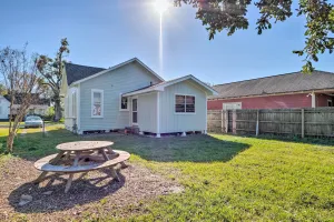 Image of Lake Charles Cottage with Fireplace and Yard!