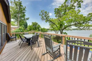 Image of Waterfront Fox Lake Vacation Rental with Fire Pit!