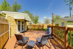 Image of Pet-Friendly Ohio Escape with Deck and Community Dock!