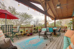 Image of Deck & Private Hot Tub: Pet-friendly Austin Home