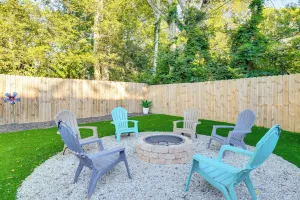 Image of Greenville Escape with Deck and Fire Pit!