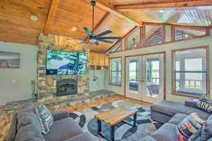 Image of Waterfront Yantis Retreat with Deck and Zipline!