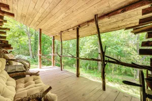 Image of Handcrafted Log Cabin on 3 Acres: 14 Mi to Canton