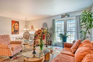 Image of Home with Fire Pit - 8 Mi to Dtwn Mile Square!