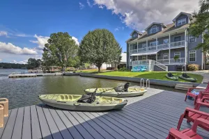 Image of Waterfront Home on Jackson Lake w/ Dock