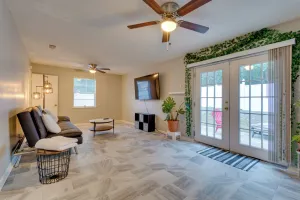 Image of Lovely Little Rock Home with Fire Pit and Yard!