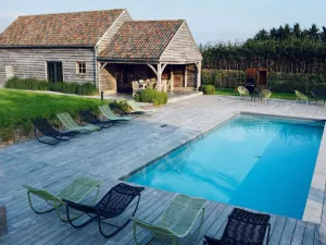 Image of Splendid Castle in Perwez-haillot With Sun-loungers
