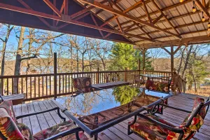 Image of Waterfront House w/ Boat Slip on Lake Eufaula!