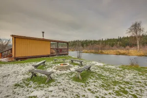 Image of Bonners Ferry Cabin w/ Wraparound Deck & Views!