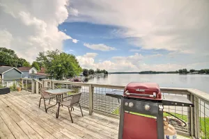 Image of Waterfront Michigan Center Home with Boat Dock!