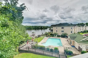 Image of Lake & Pool Access, Home Gym: Fayetteville Condo!