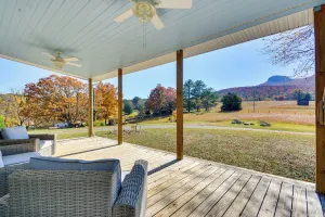 Image of Beautiful Farmhouse w/ Pilot Mtn State Park Views!