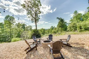 Image of Mountain Home Cabin Rental with Fire Pit!